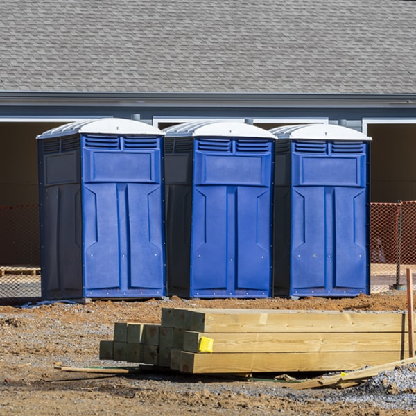 how do you dispose of waste after the portable toilets have been emptied in Warroad